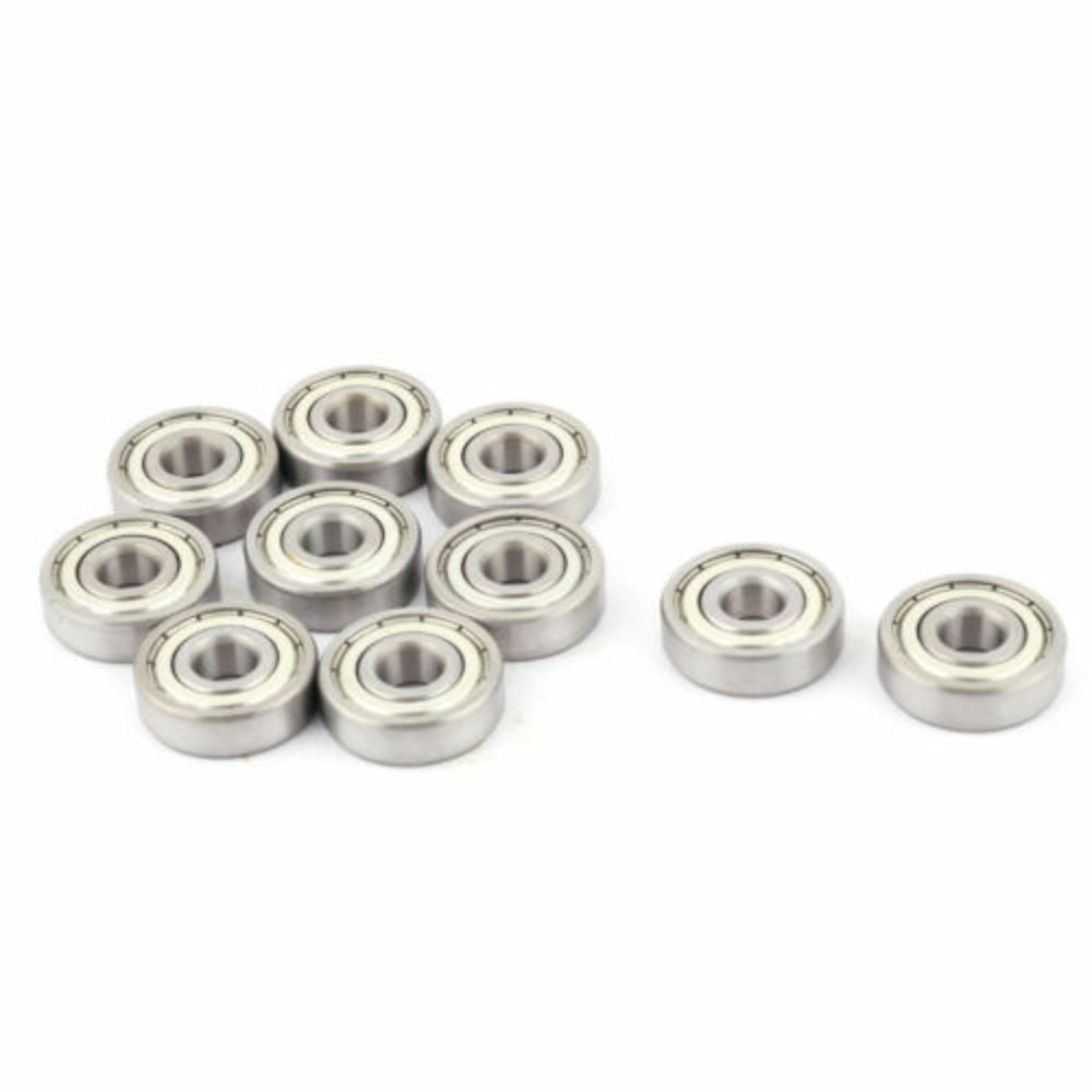 Bearing, Ball, Radial, Flat, Steel, 10 X 30 X 9 Mm 6200Z