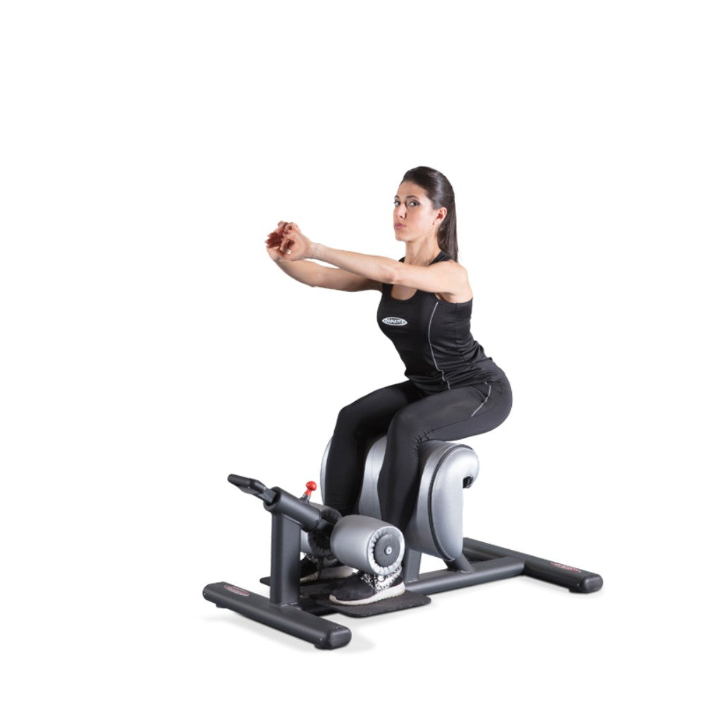 Exercise Machine, Gymnastic, Sissy Squat, Metal, 25.59 X 45.27 X 21.65 Inches 1Fe231