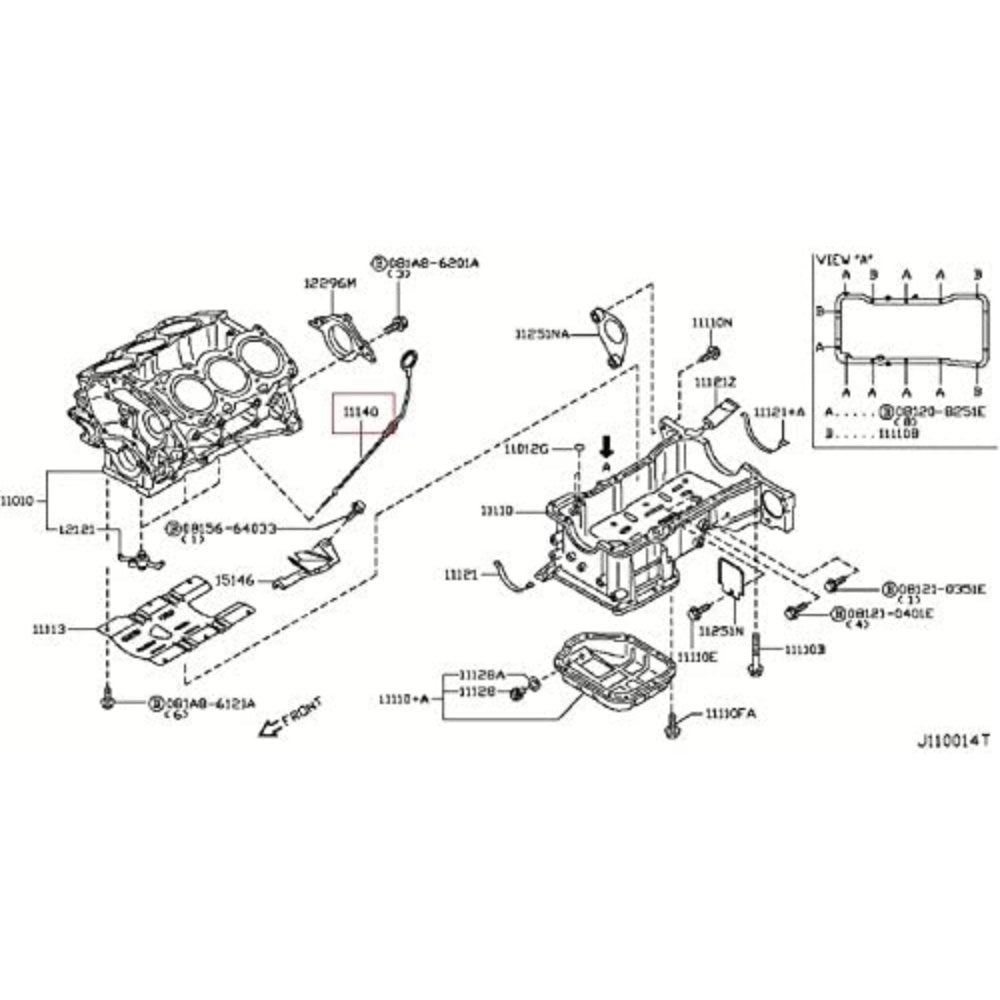 Cylinder Block Oil Jet ME011371