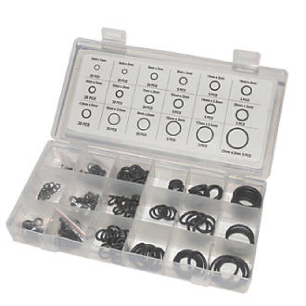 O-Ring, Metric, Black, 225 Pieces 4312J