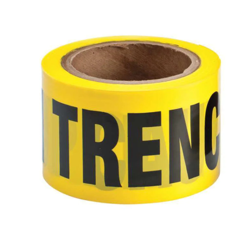 Tape, Barricade,"Caution Open Trench", 3", Pg=10 Rolls