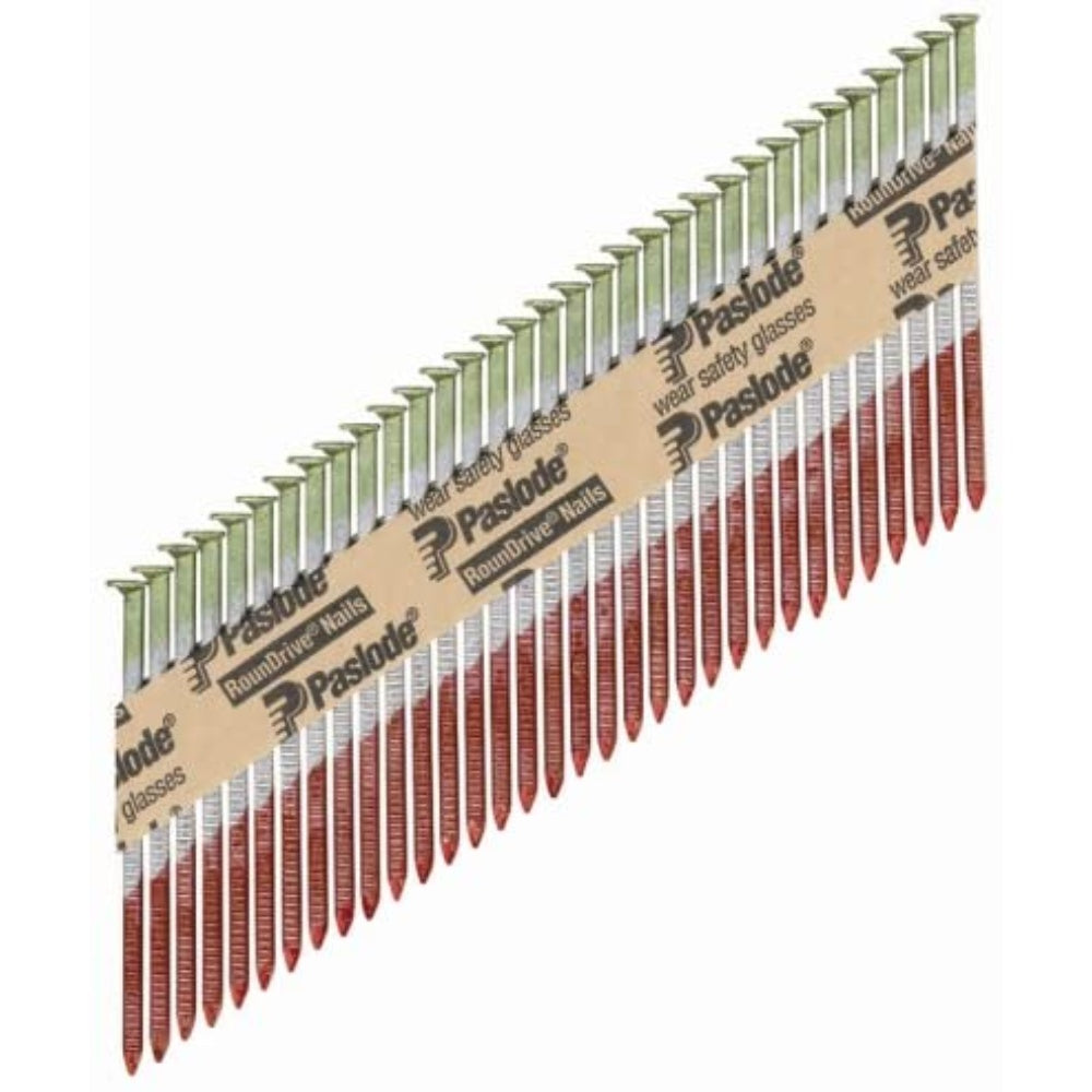 Paslode 650388 Round Head 3-1/4-Inch By .131-Inch By 30 Degree Paper Tape Collated Hot Dipped Galvanized Framing Nail (2,000 Per Box) 650388