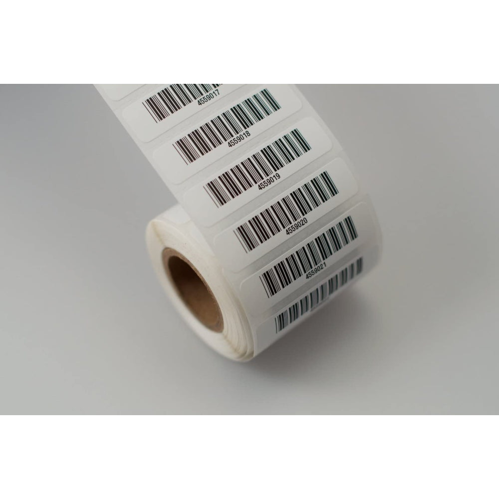 Labels, Bar Code, Pre-Printed, 5/8 X 2 Inches