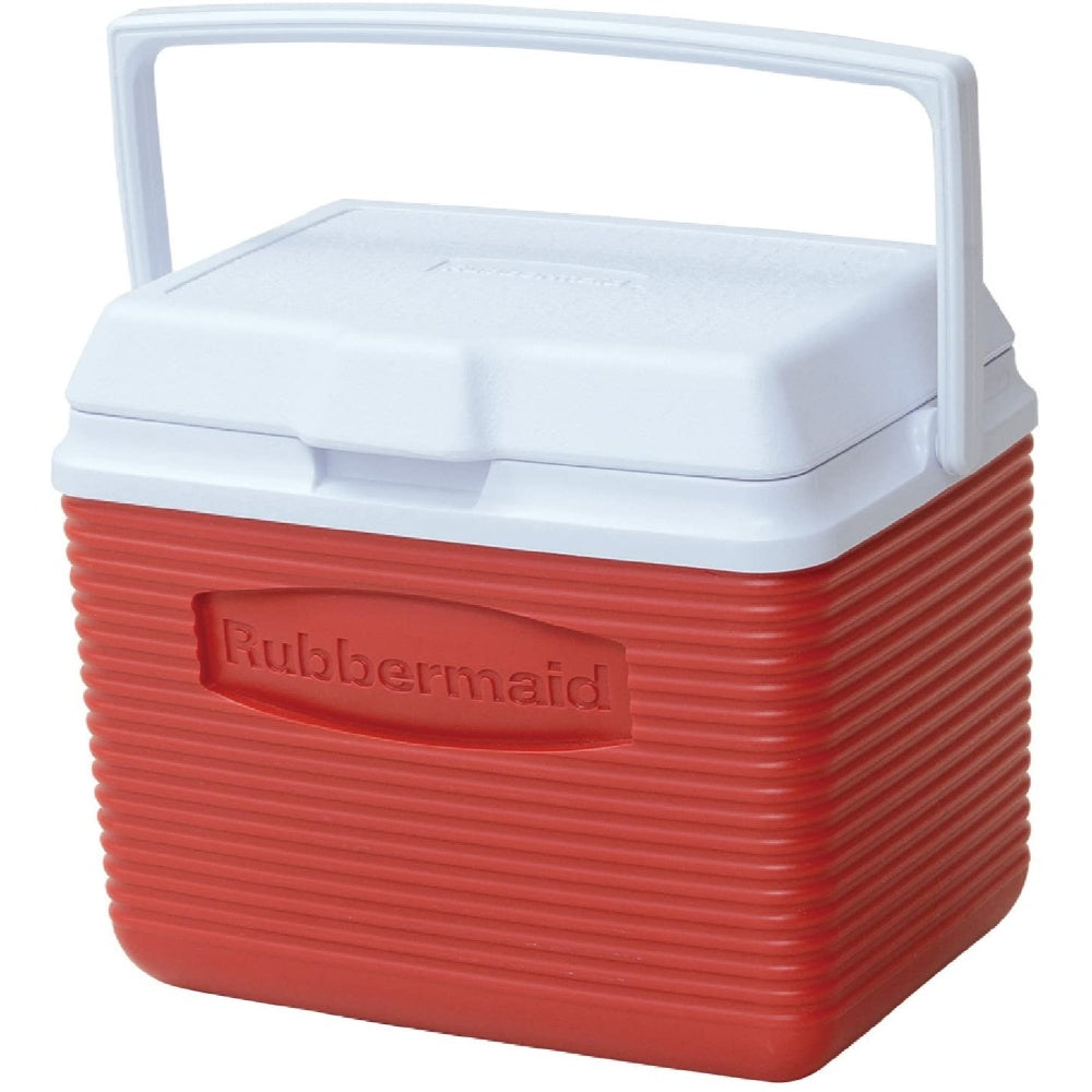 Ice Chest, Rubbermaid, Red, 10Qt FG2A1104MODRD