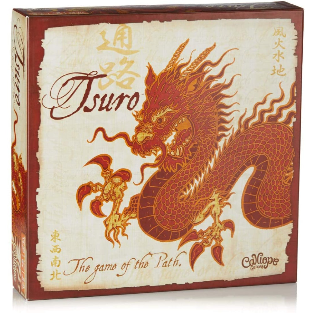 Game, Strategy, Tsuro Board Game, 9.62 X 9.62 X 2.12 Inches CLP020CFN