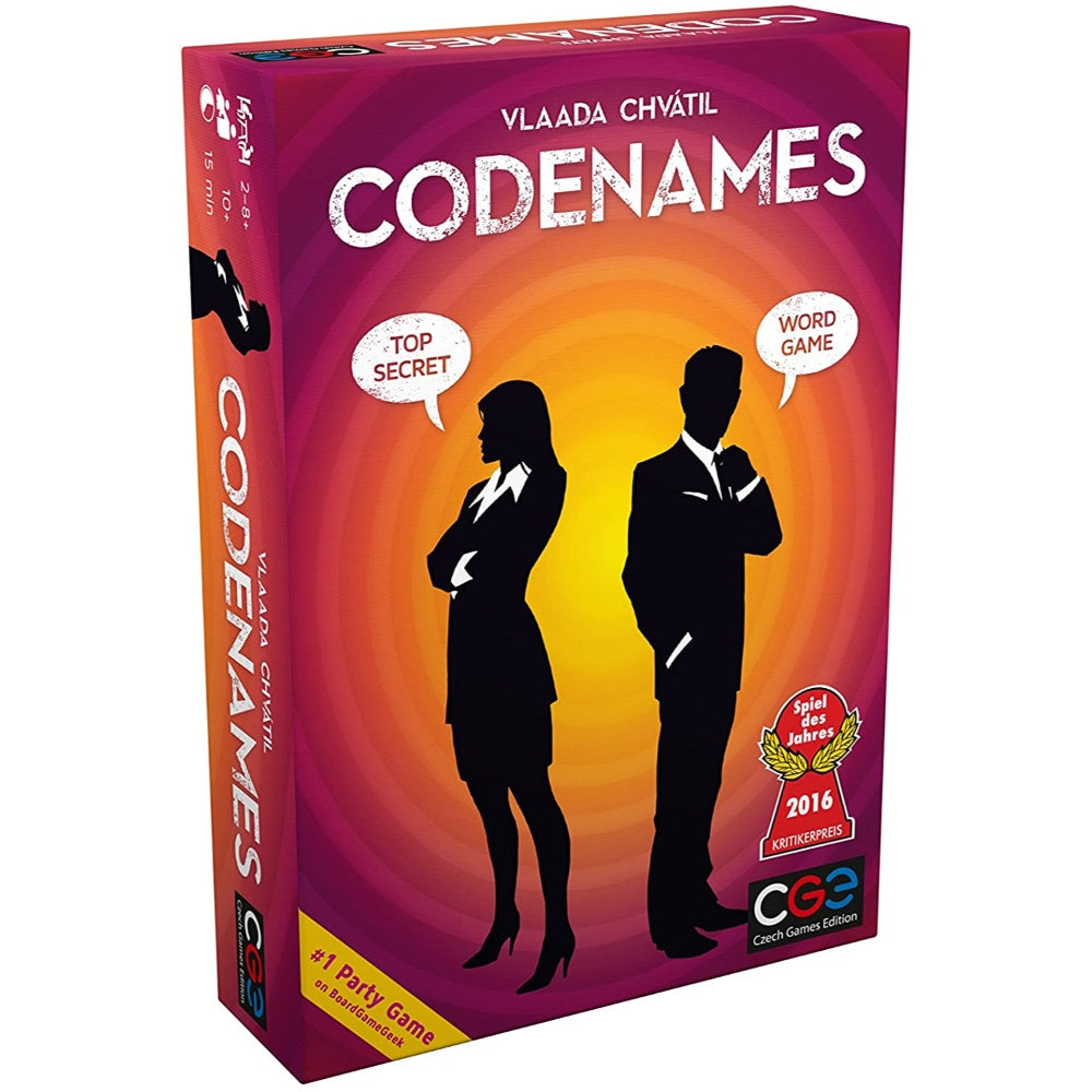 Game, Strategy, Codenames Board Game, 9.00 X 6.25 X 2.00 Inches 00031CGE