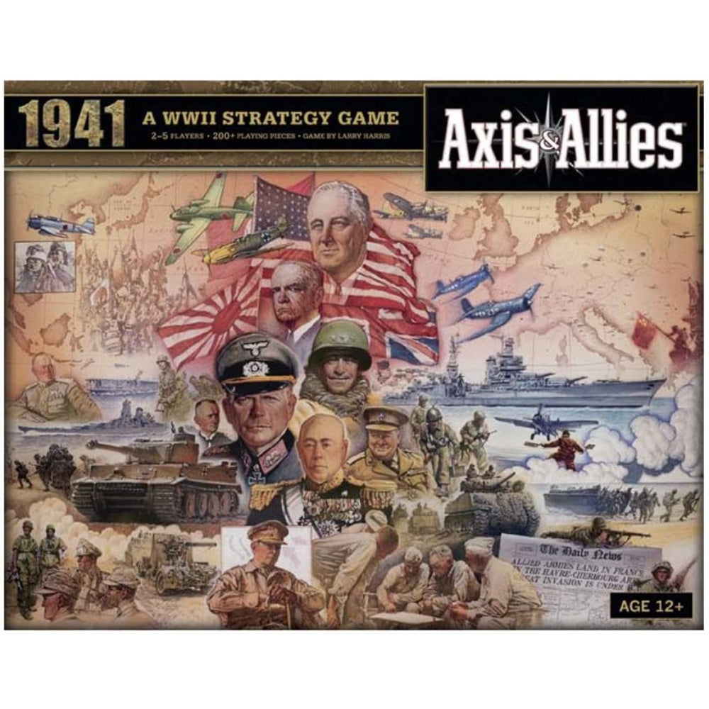 Game, Strategy, Axis & Allies 1941, Board Game, 10.50 X 15.75 X 3 Inches 396870000AVLWOC