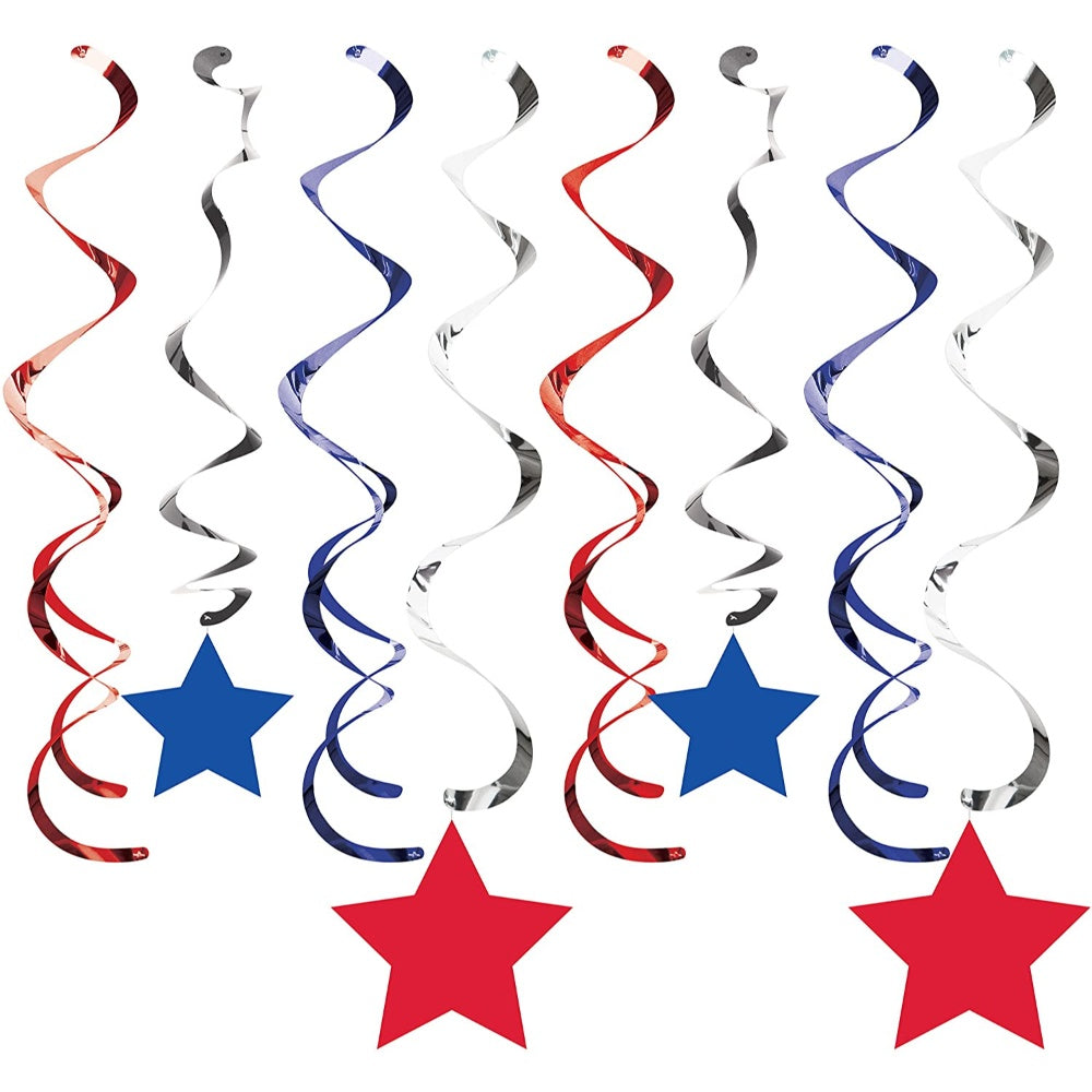 Patriotic Dizzy Danglers