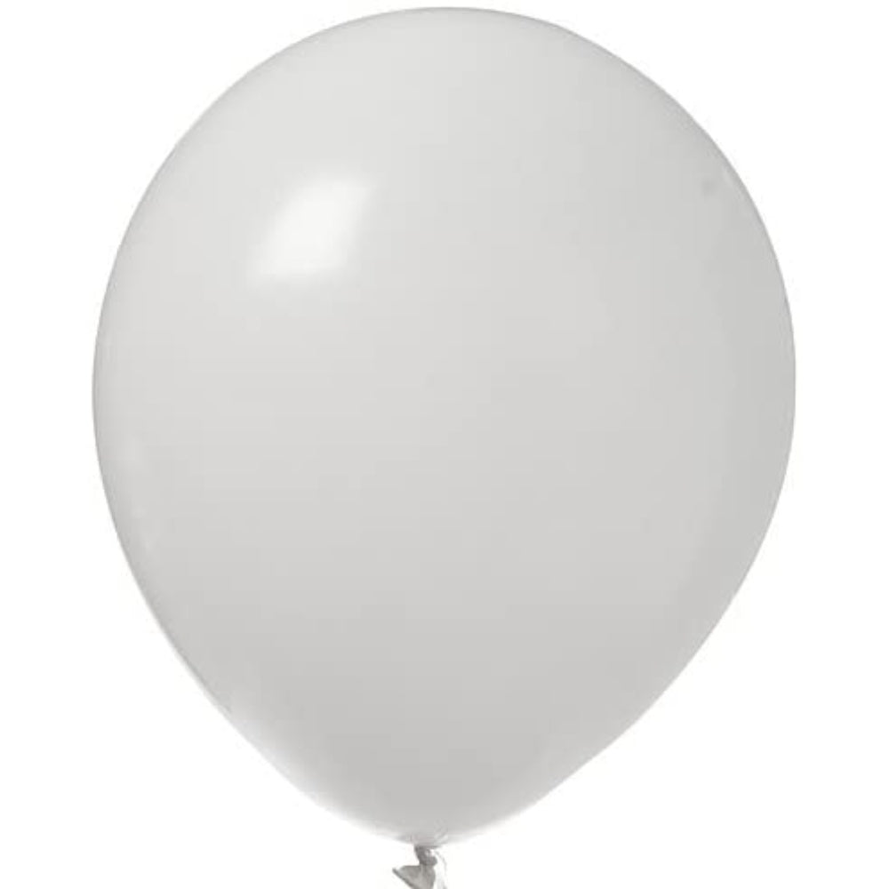 White Bright Tone Latex Balloon