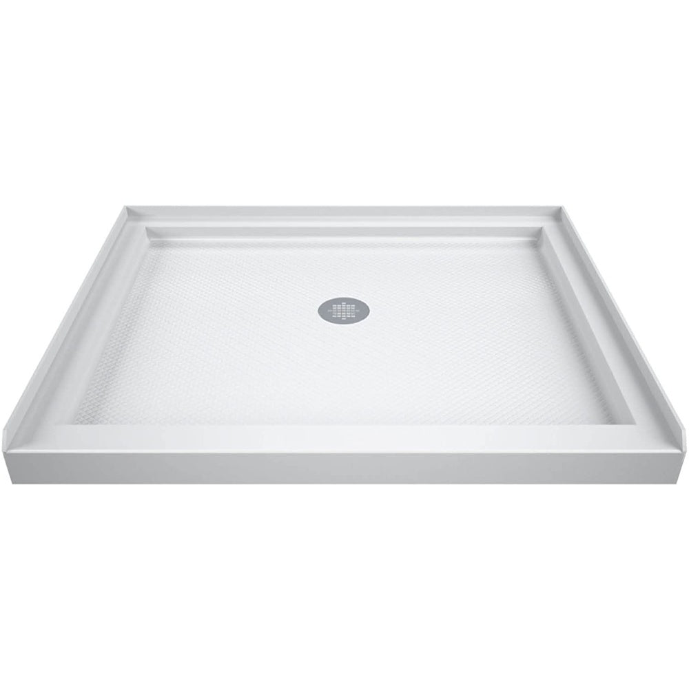 Ceramic Shower Bases, Drain: Center; Size: 32" X 32" X 3/4" White  DreamLine DLT-1132320 SlimLine 32" x 32" x 2-3/4" Shower Base