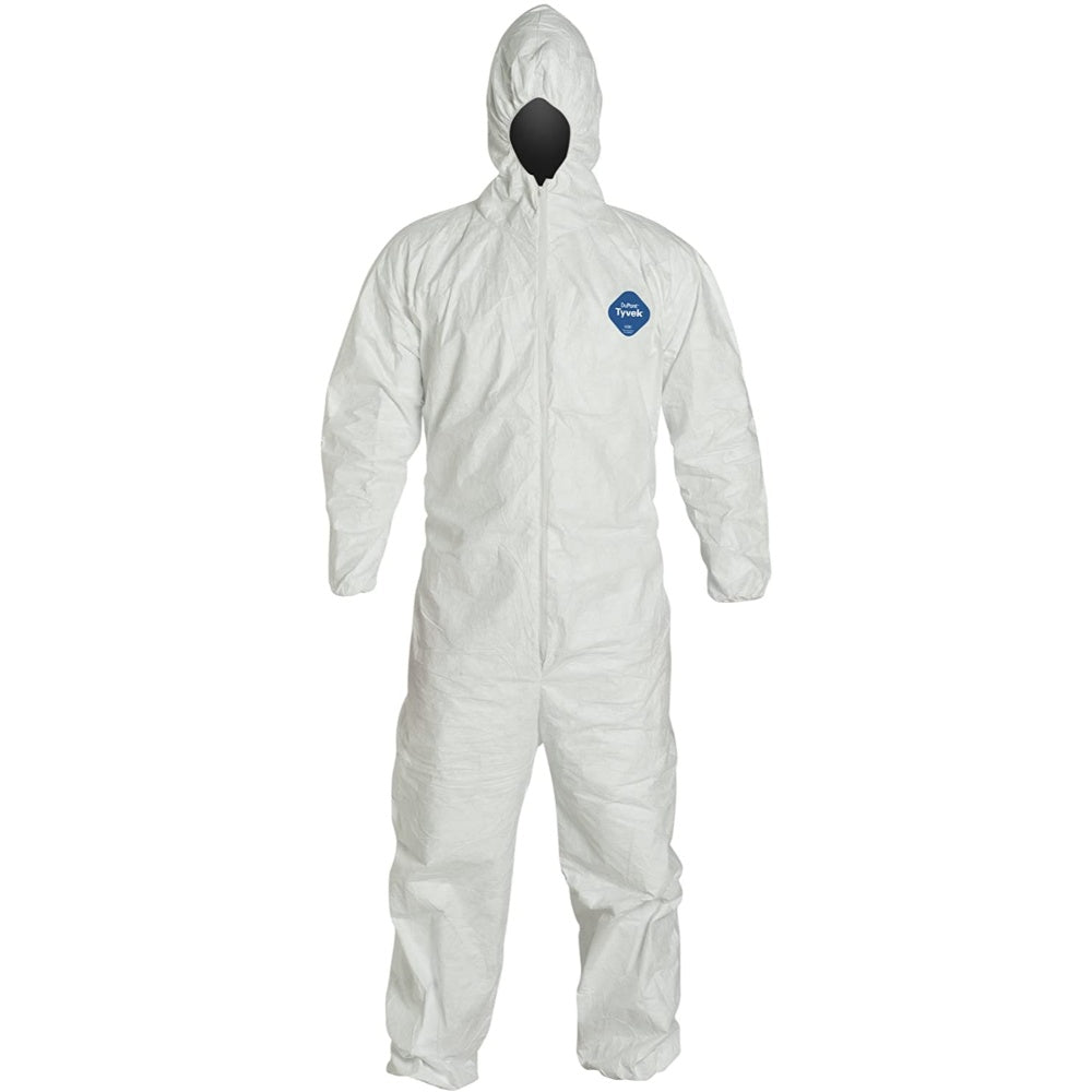 Coverall, Level D, W/ Elastic Hood, White, Xl D14663986, WPL720