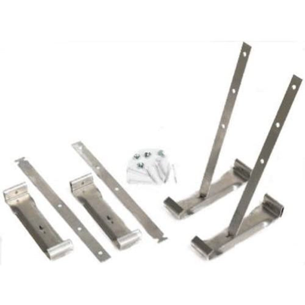 Hanger, Gutter Hidden, Aluminum, Silver, 5 Inches 21030Pk