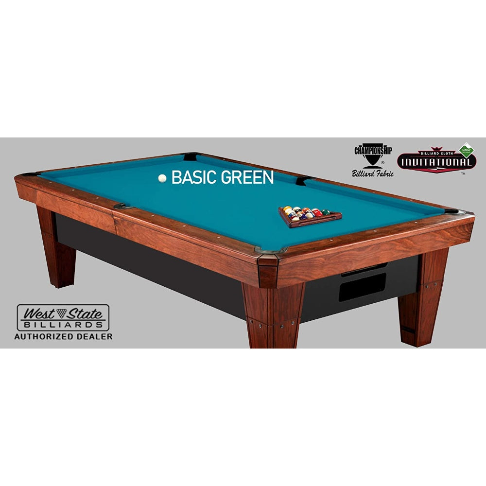 Cloth, Pool Table, Wool & Nylon, 59.85 Meter YELLOW GREEN
