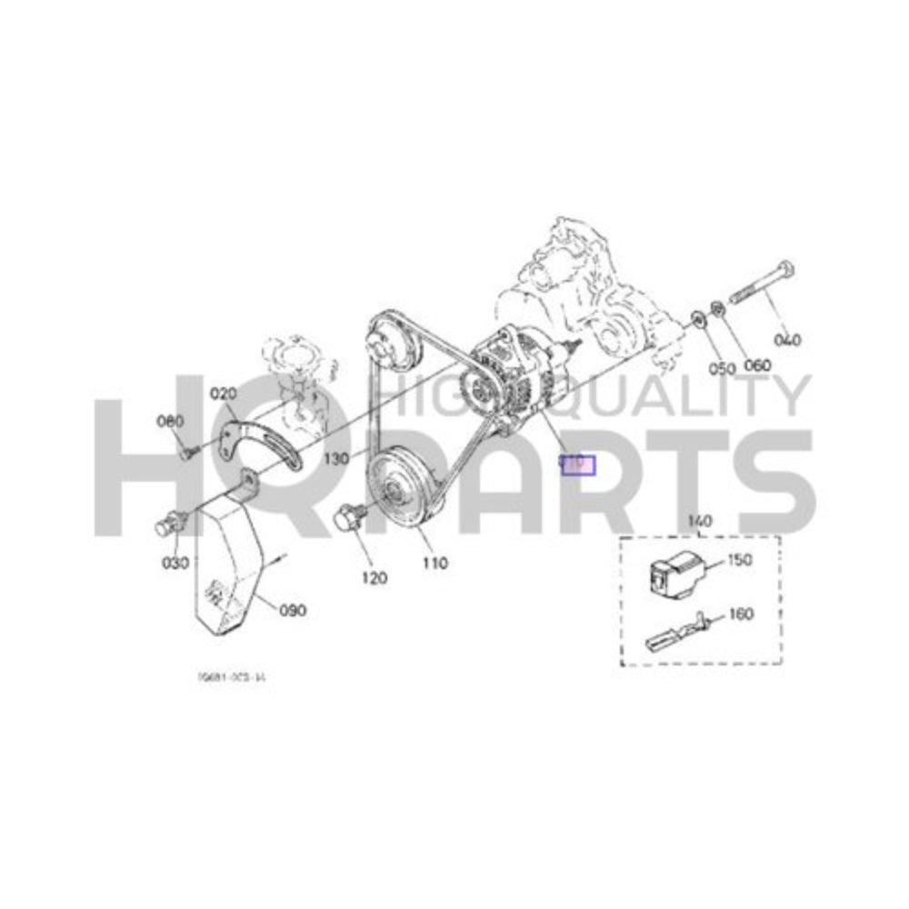 Alternator Dc 16231-64013