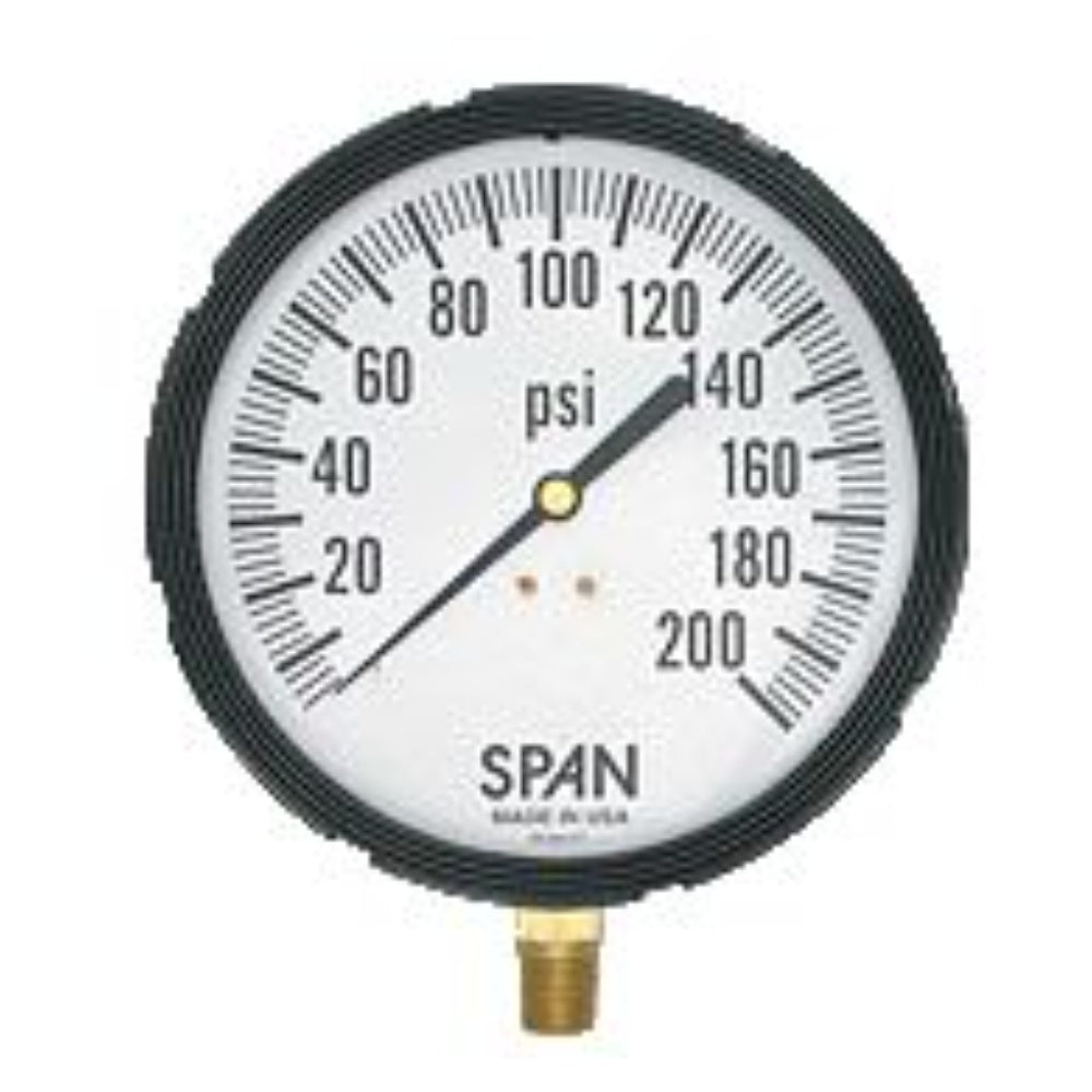 Gage, Vacuum, Indicating, 0-30 Psi, 3.5 Inches BL917