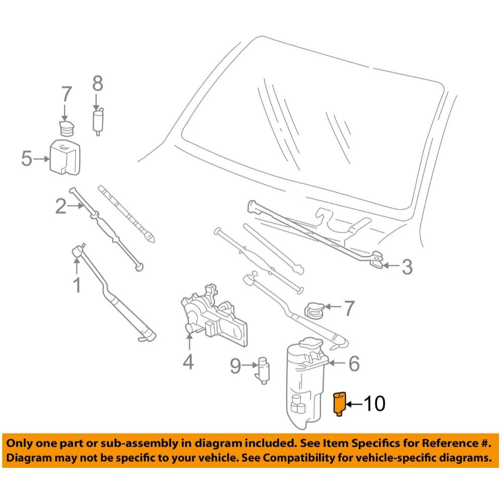 Pump Kit Washer Rear Window 19244683