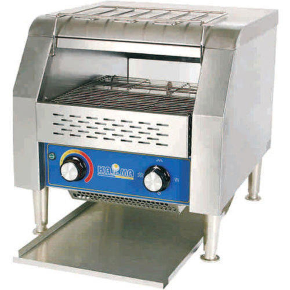 Conveyour Toaster 
Voltage: 240/50/1 
Dimension: 37 X 45 X 38 Cms 
Capacity: 360 Slices Per Hour 
Power: 2.2 Kw 
 CT540