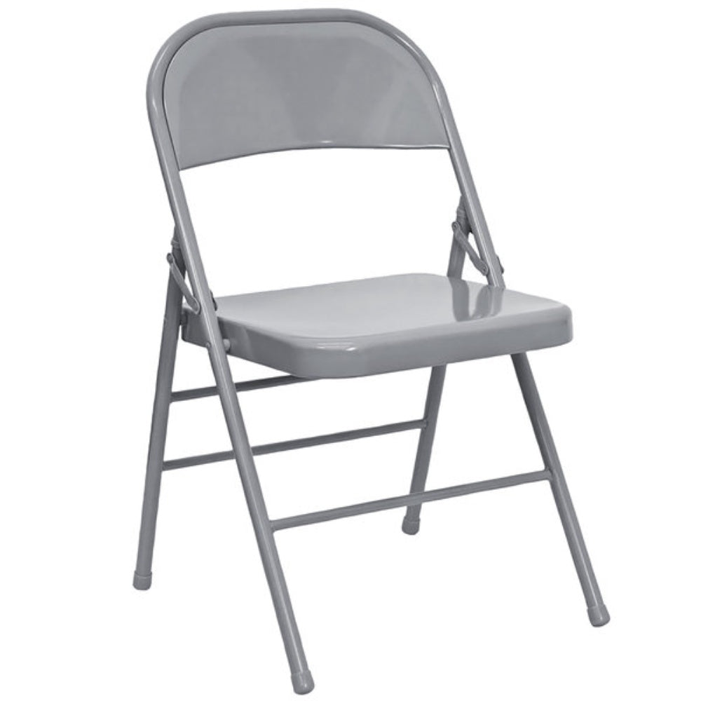 Chair, Folding, Steel, Gray HF3-MC-309AS-GY-GG