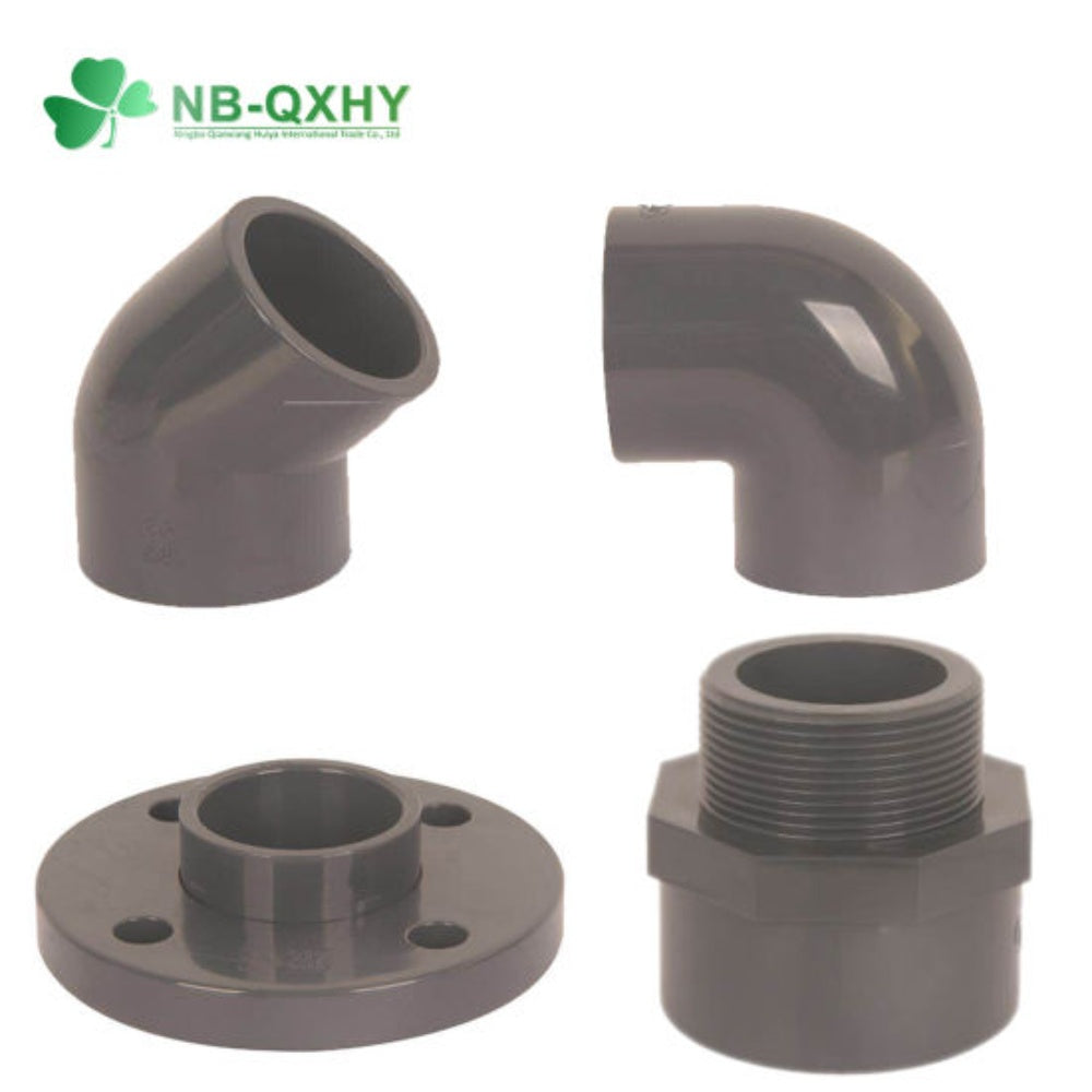 Elbow, Pressure Fittings, Pvc, Standard, 90°, Socket X Socket, Sch- 40, Grey, 63 Mm