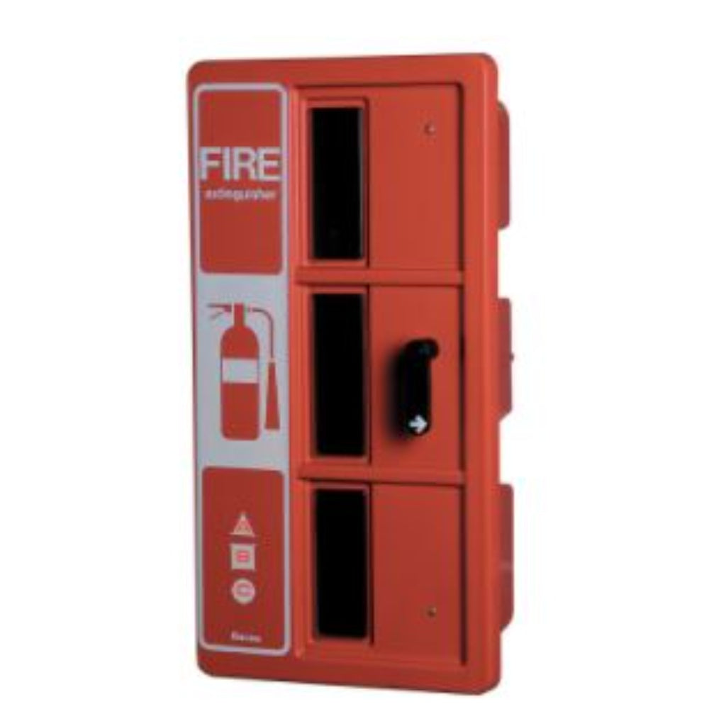 Box, Fire Extinguisher, Plastic, Red, 31 X 16 X 11 Inches 1337002