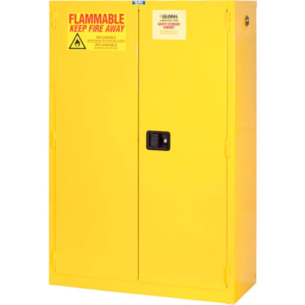 Cabinet, Flammable, Double Door, Gallon: 44,  34"W X 18"D X 65"H, Mfr.Part #  237776 237776