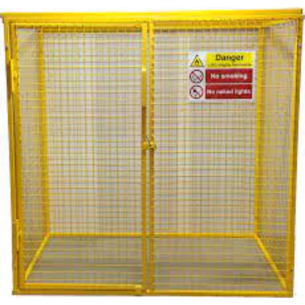Cage, Gas Bottle Storage, Yellow, 1.8M X 1.8 M X 1.2M,  TSGSC17