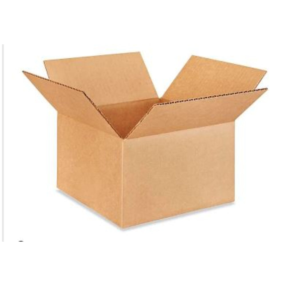 Box, Shipping, Flat, Corrugated, 8" L X 8" W X 5" D 885