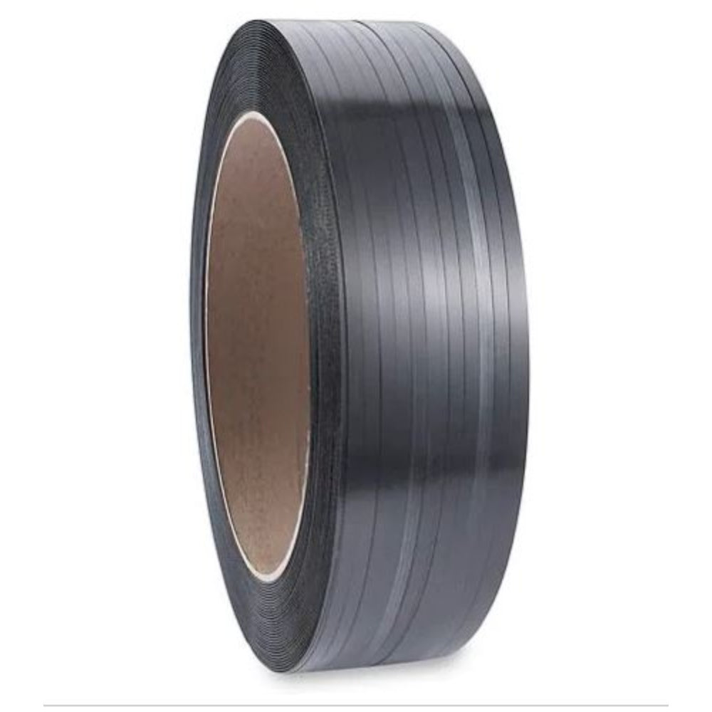Strapping Coil, Polypropylene, Black, 1/2 X .015 Inch, 9,000 Feet S-811