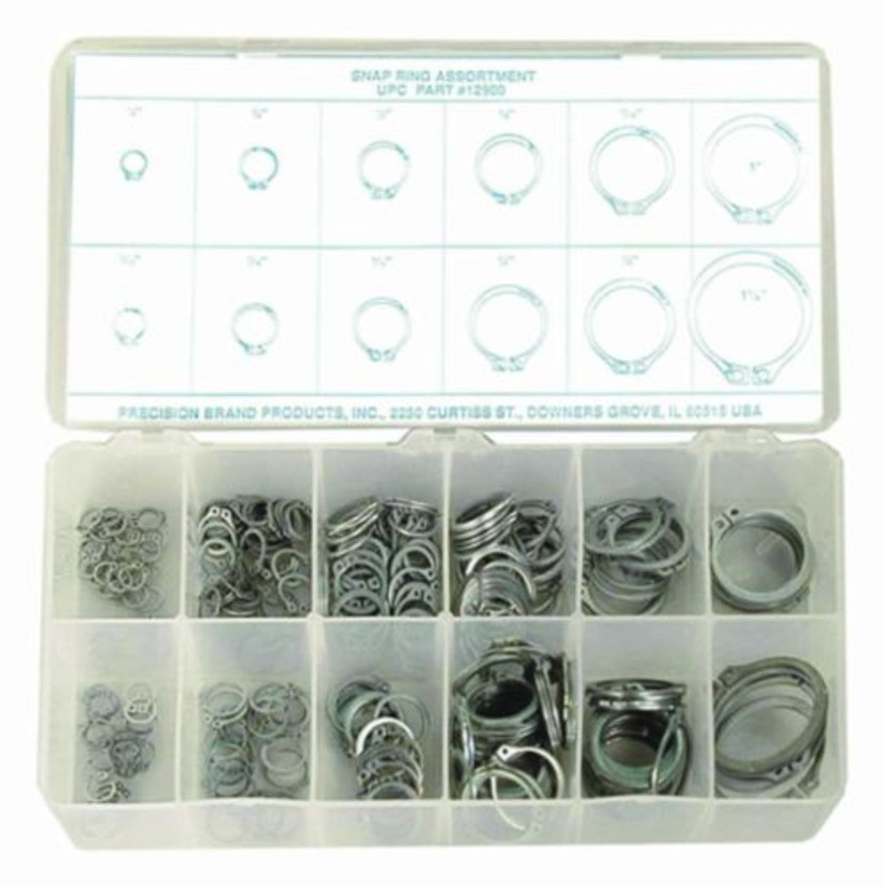 Ring, Retaining, Snap, Spring Steel, 300 Pieces 12900