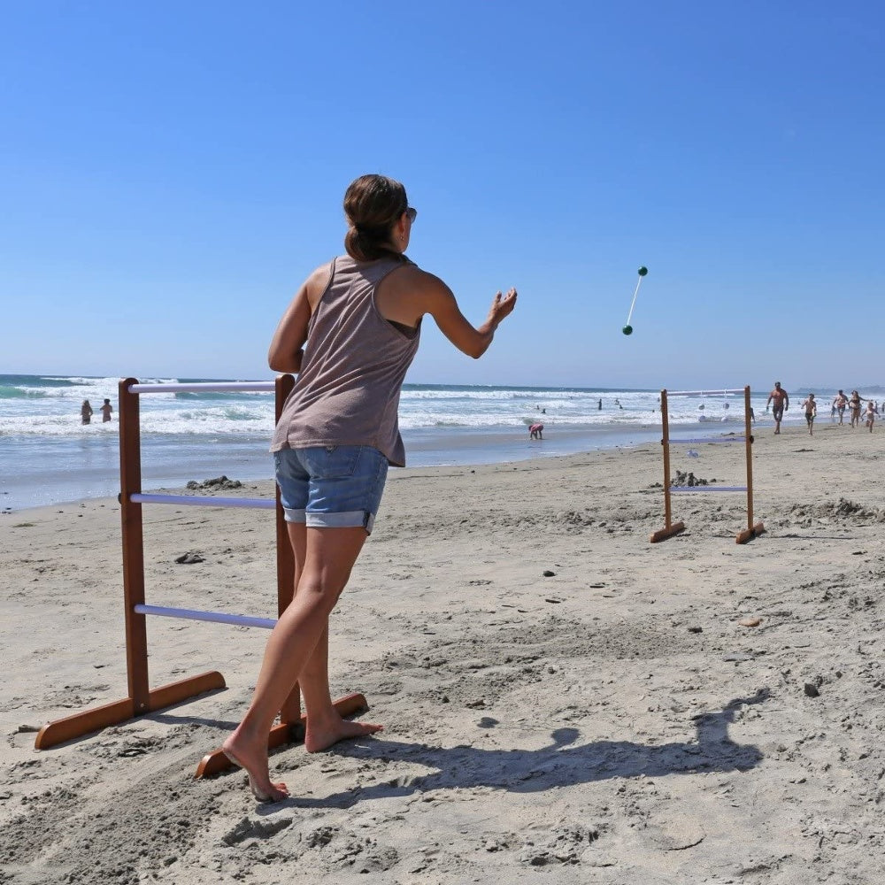 Game, Board, Customized Ladder Golf Brand - Double Ladder Ball Game