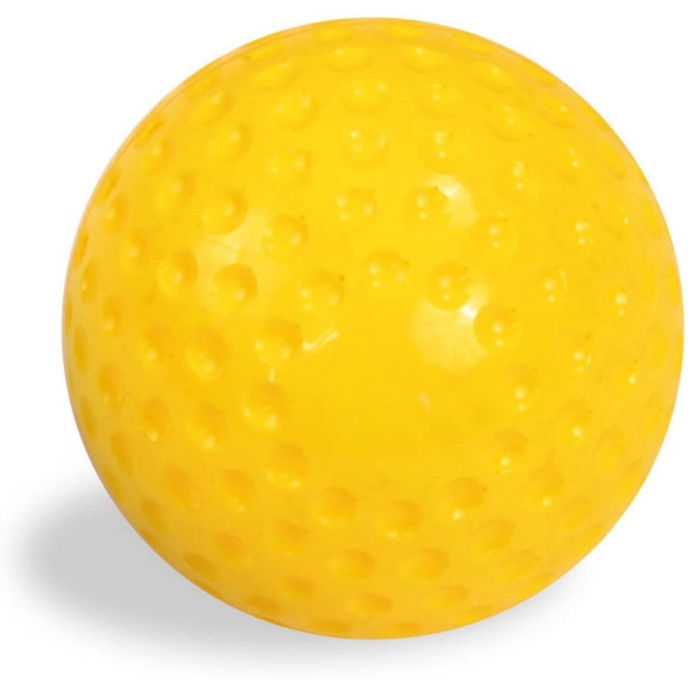 Softball, Polyurethane, Yellow, 12 Inches Pmb39