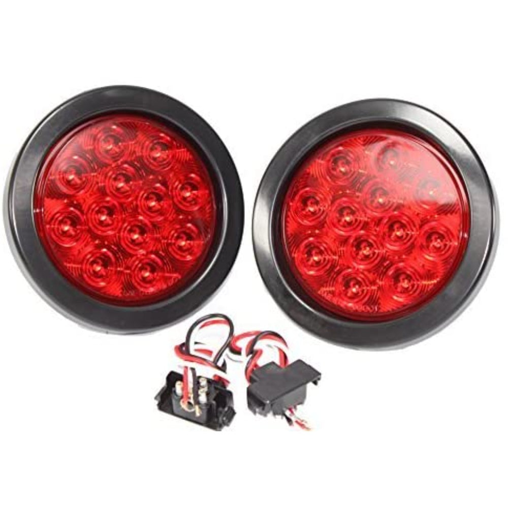 Light Kit, Stop, Round, 4 Inch, Led, Pair Of 2, Include Grommet, Manufacturer Name: K-T Industries, Part Num: 2Kl-25108Rk 2Lbs. 2KL-25108RK 2LBS