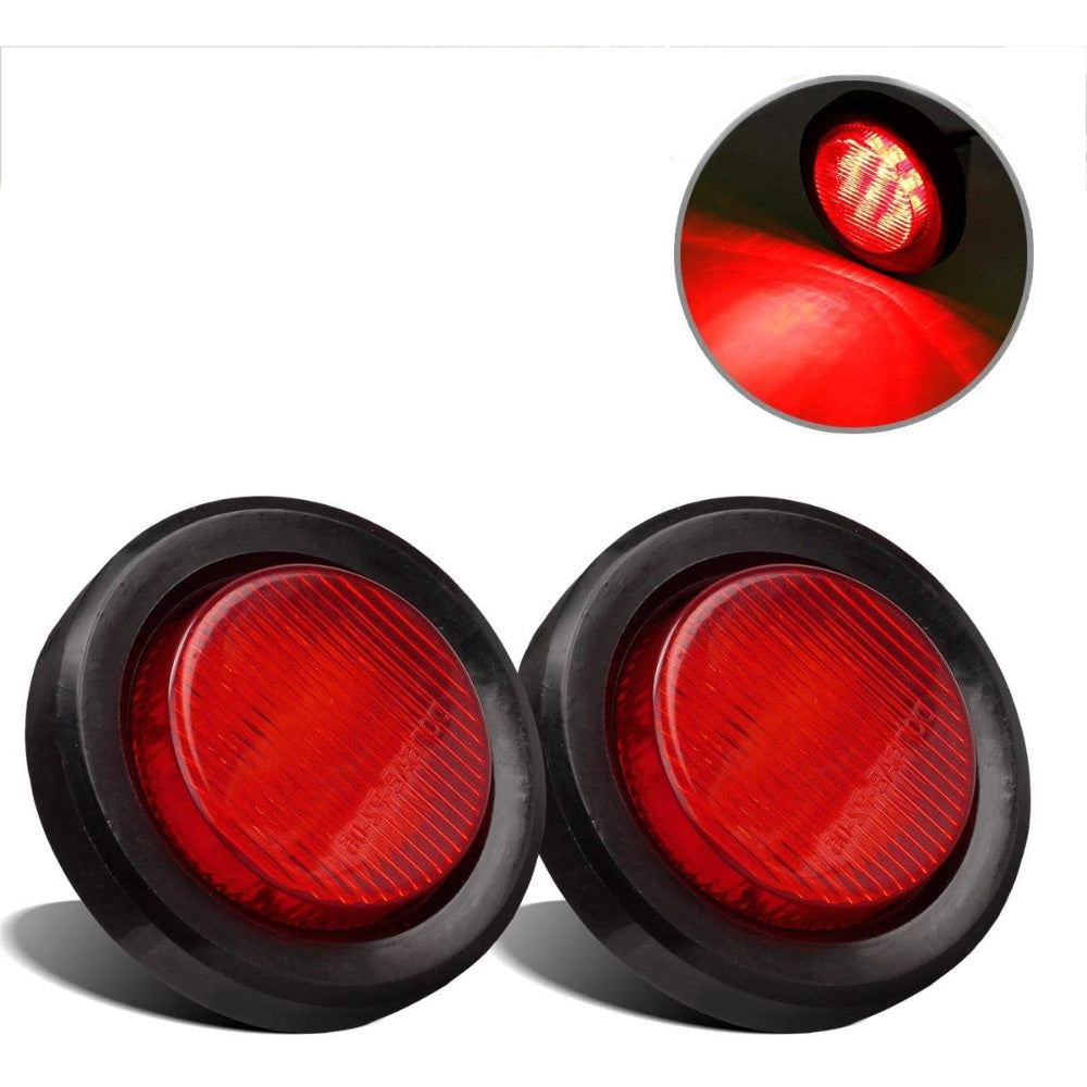 Light Kit, Marker, 2 Inch, Round, Led, Pair Of 2, With Grommet, Manufacturer Name: Partsam, Part Num: 120284. 120284