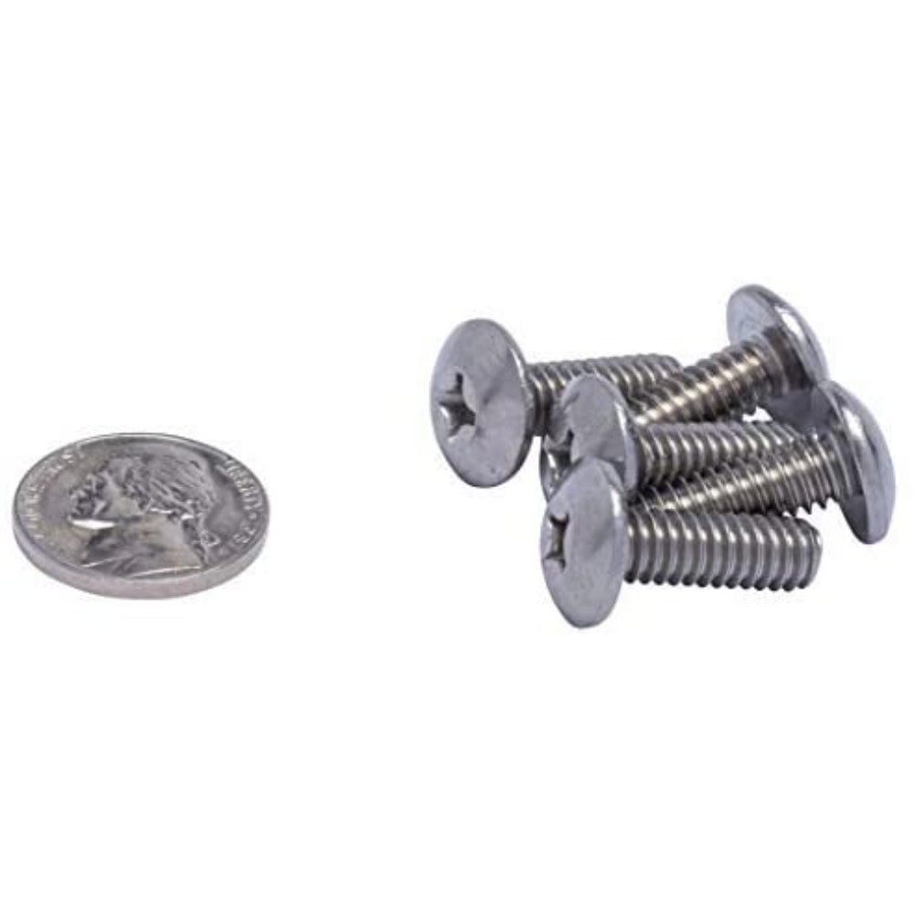 Screw, Machine, Truss Head, Phillips, Stainless Steel, 1/4-20 X 3/4 Inches 69-10-2324