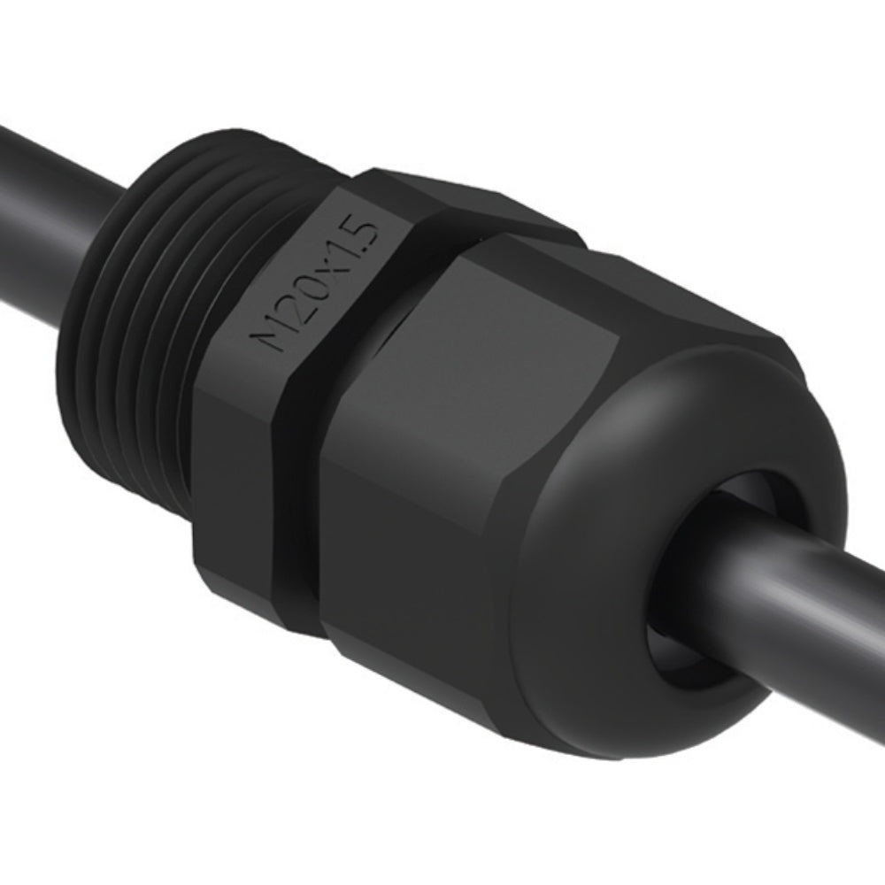 Nylon Indoor And Outdoor Gland Black In Colour For Unarmoured Plastic Or Rubber Sheathed Cable, 403KB53