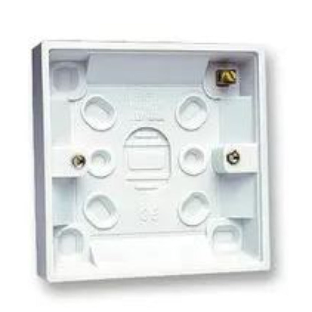 Box, Electrical, 1 Gang, Depth: 32 Mm, Material: Pvc, 19627D