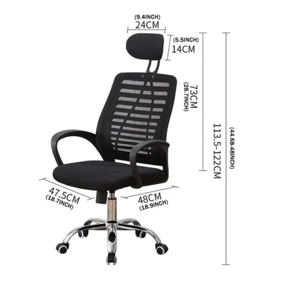 Ergonomic Visitor Chair With Arms As Per Attached Picture, Colour - Black