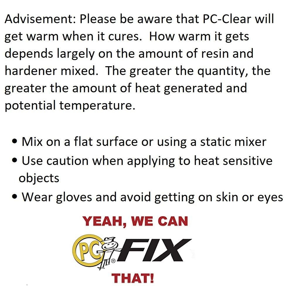PC Products Pc-Clear Epoxy, Kit, Clear, 50 ml 75036