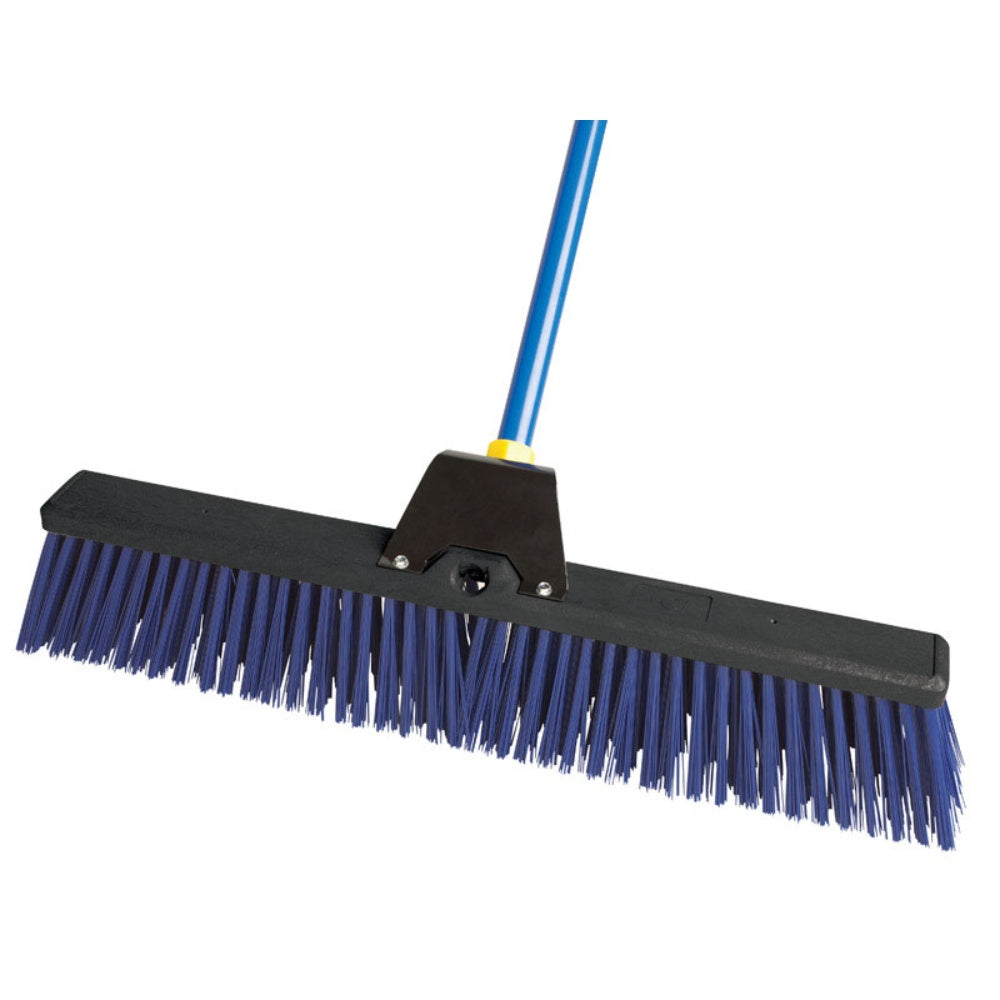 Hard Brush Synthetic 24 in. Rough Surface Push Broom