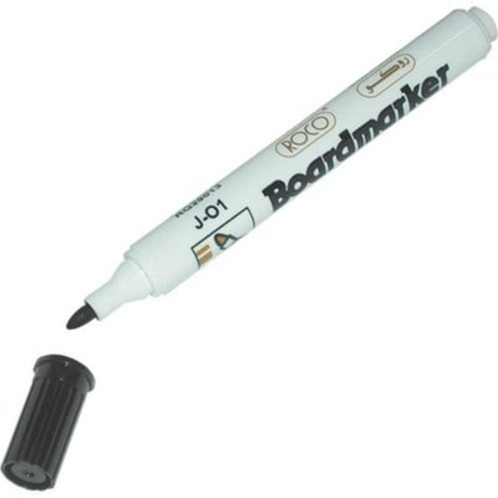 White Board Marker/Yazi Tahta Kalemi Roco Whiteboard Marker, 1.5 - 3 mm Round Tip, Black