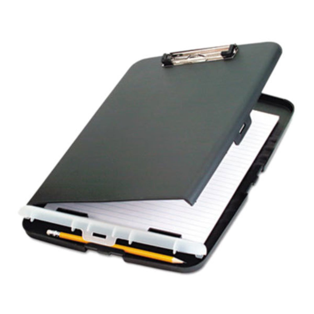Clipboard File, Storage Box, Slim, Charcoal, 10.5 X 10 X 1-1/4 Inches 83303, 83303