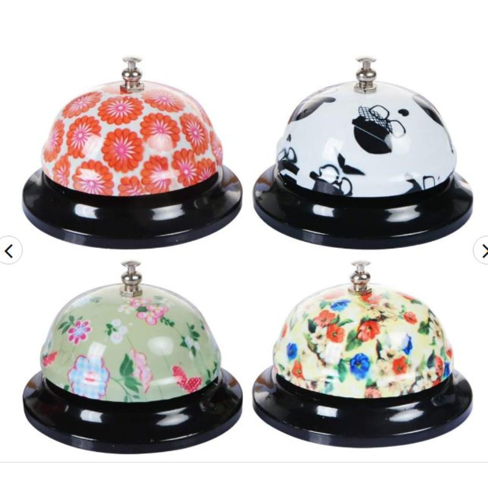 Customer Service Bell 3.35 Inch Call Dinner Counter Bell Outside Inside For Classrooms, Restaurants, Pet Training, Pack Of 4 (Color Is Random)