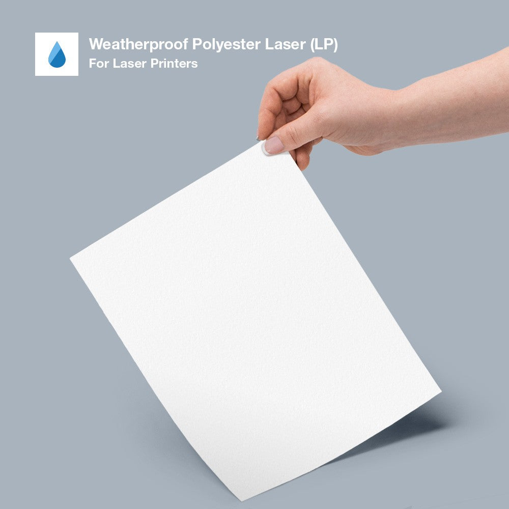 Label, Weatherproof, Laser, White, 1 X 2 Inches Ol114Lp