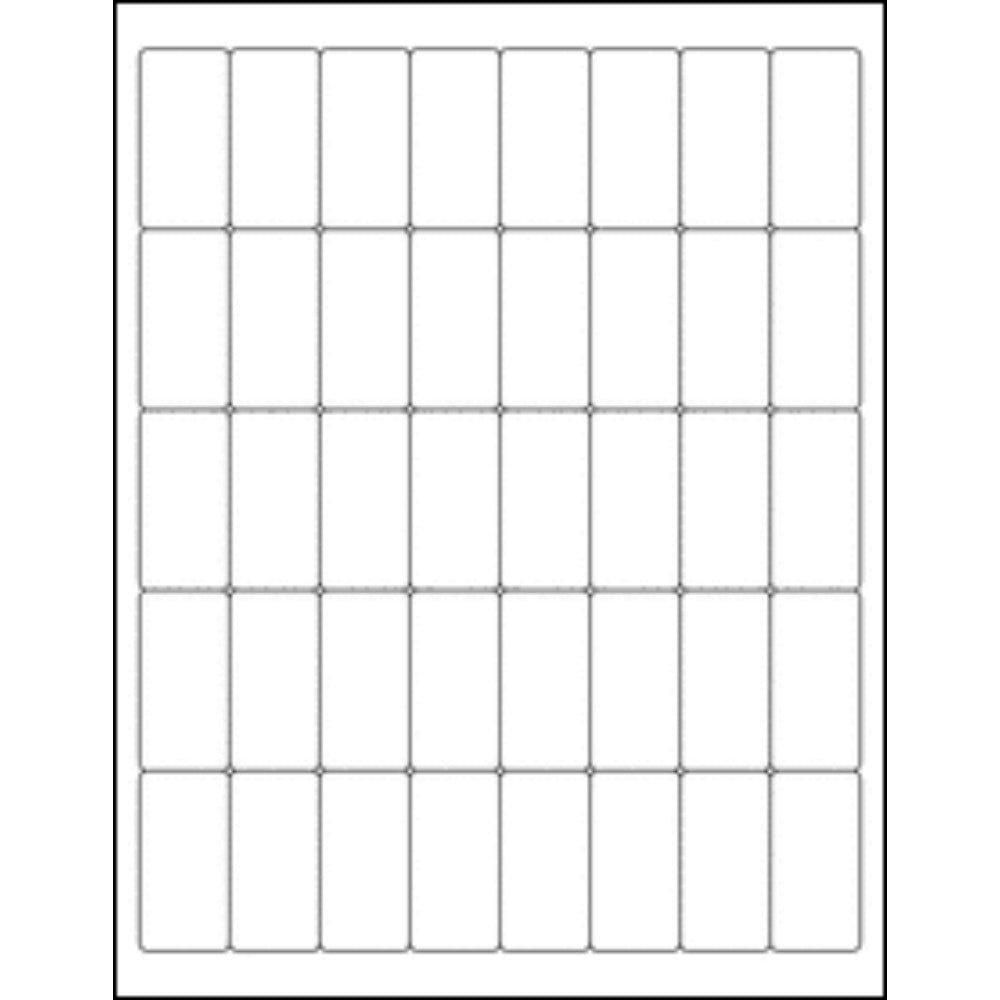 Label, Weatherproof, Laser, White, 1 X 2 Inches Ol114Lp