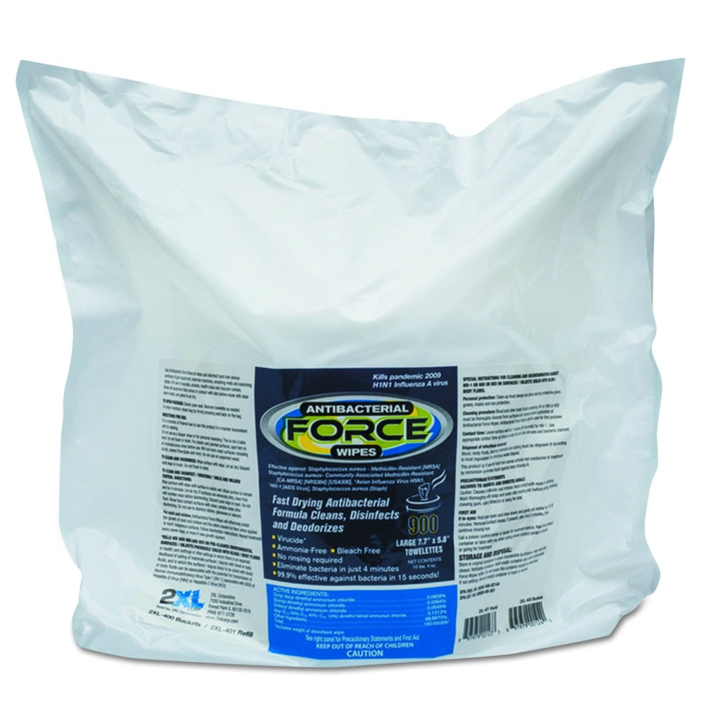 Wipes, Gym, Antibacterial, White, 8X6 Inches, 900 Sheet (Mwr Customers Only), 2XL-36