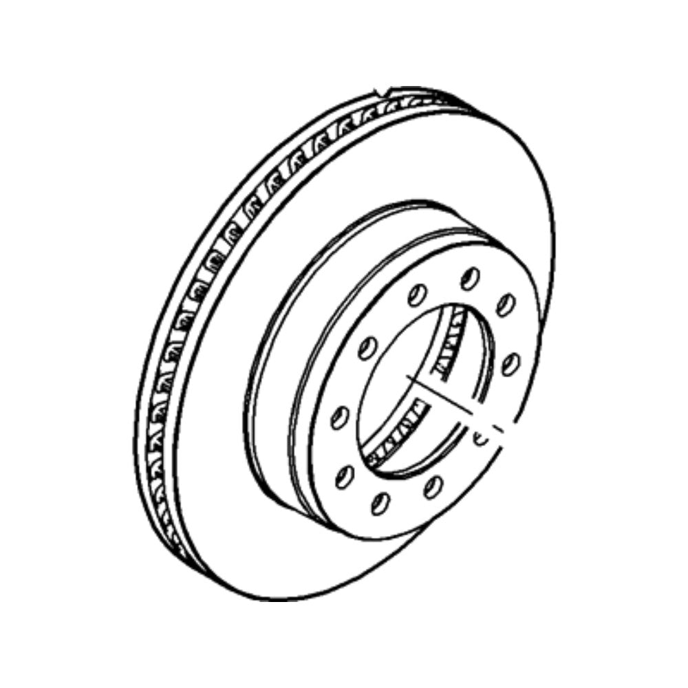 Rotor, Disc Brake, Front, Cast Iron, 15.780 X 3.897 Inches 6U2Z-1V125-G, Brr272