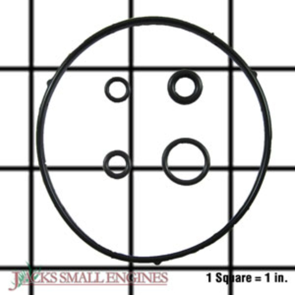 Gasket Set, Rubber, 2.25 X 0.2 Inches, 5 Pieces, 16010-ZE3-701
