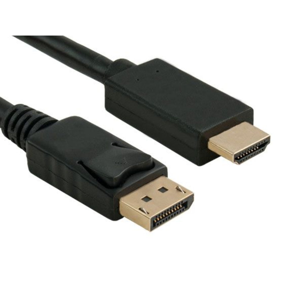 Cable Assembly, Premium Displayport To 4K Hdmi, Male To Male, Black, 6 Feet, DP103-1106