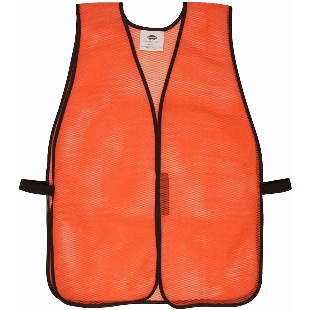 Vest , Safety , Polyester, Orange, One Size Fits All
