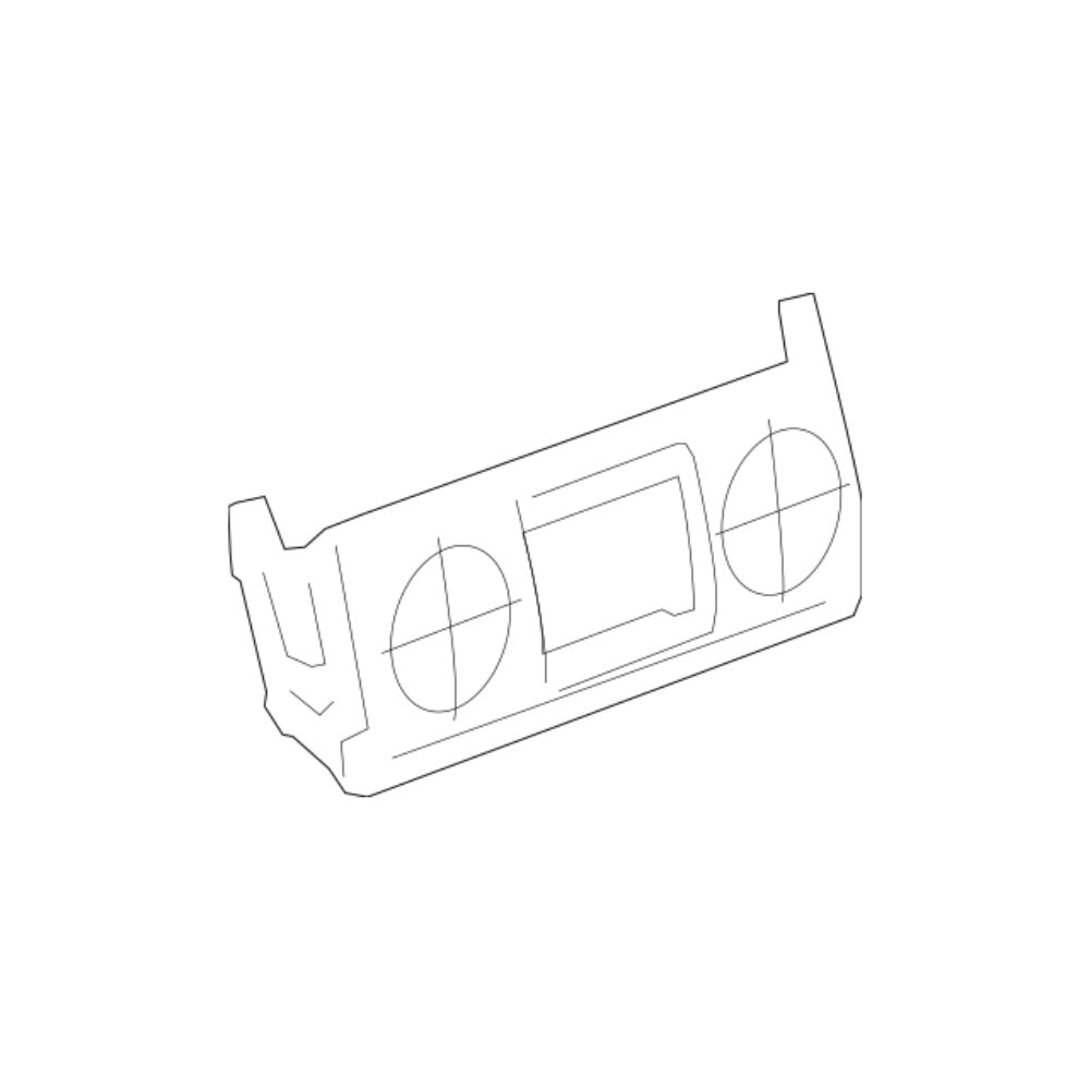 Panel, Vehicular Operation (W/Defogger Switch), Plastic, Black, 12V, 10 X 4.2 X 4 Inches, 19417500